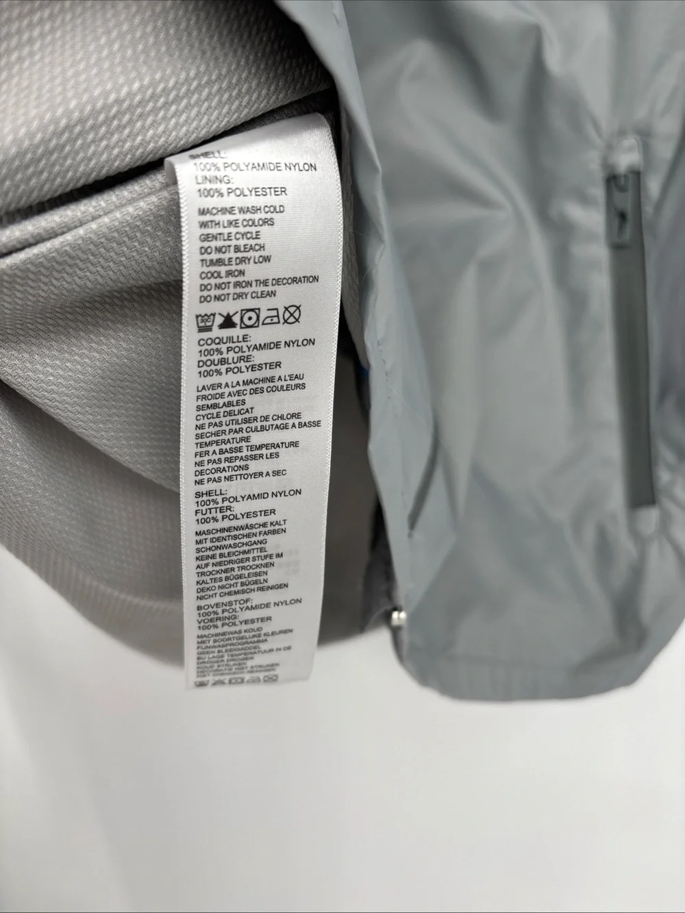 Sz L Tommy Bahama Gray Packable Travel Vest used menswear - Picture 4 of 10